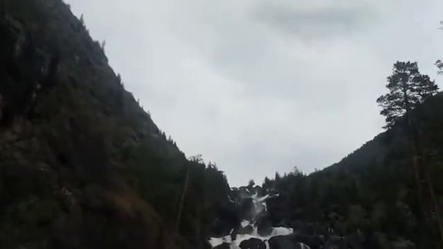 Водопад Учар!  Дошли!