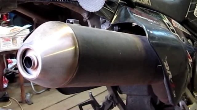 Сравнение звука выхлопа SUZUKI DRZ400SM - родной и FMF Q4