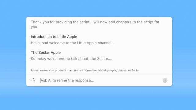 New AI Features: Chapter Generator, Summarizer, And Social Post Writer