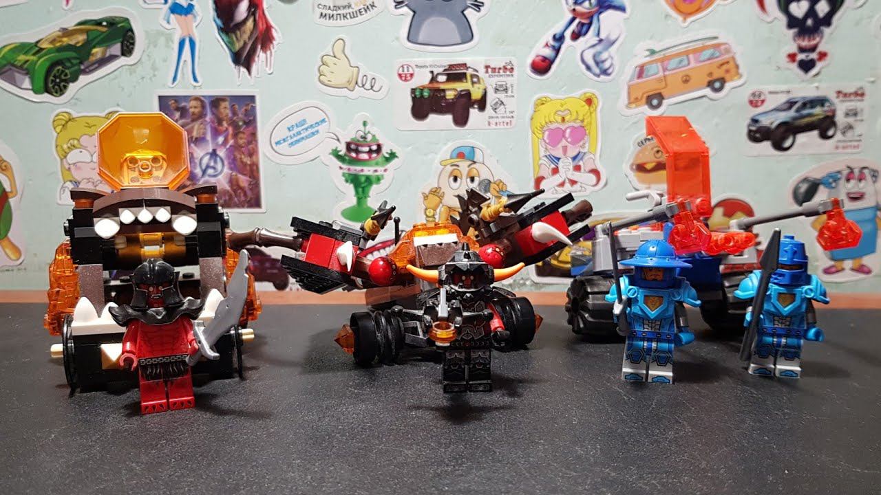 Lego NEXO KNIGHTS / Обзор Техники Героев и Злодеев | Наборы 2016 года! смотреть онлайн