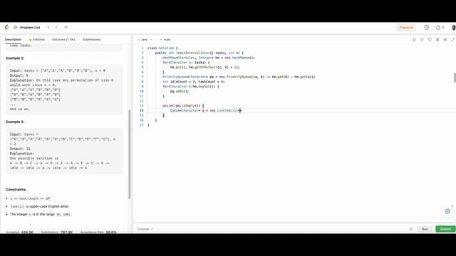 Facebook Programming Interview Question | Task Scheduler | Greedy Algorithm смотреть онлайн