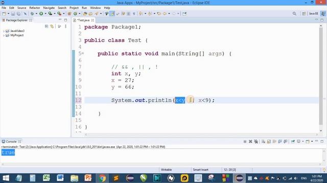 Java for absolute beginners | Video 8 - Logical operators | Java in Sinhala | CODE360 смотреть онлайн