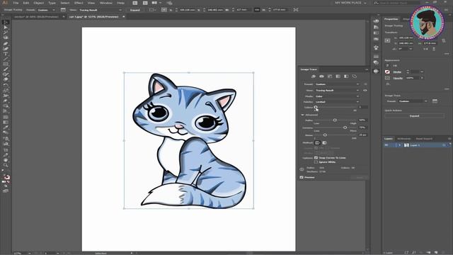 How To Convert Any Image To Vector In Illustrator | Image Trace | Vector Tracing смотреть онлайн