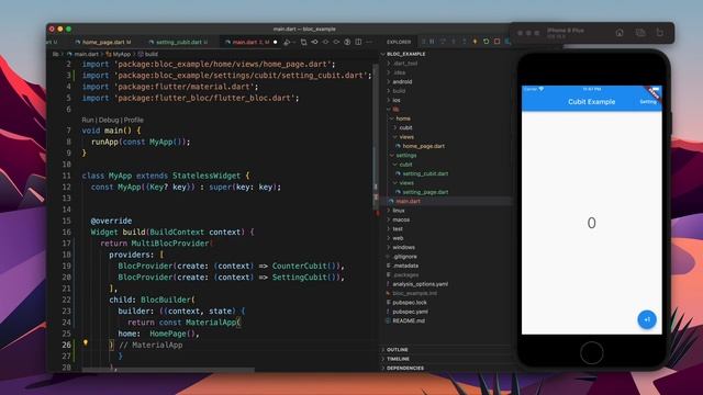 Multiple Cubit | Theme Change | Flutter Bloc | Flutter State Management смотреть онлайн