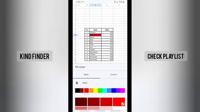 Change Cell Color On Your Google Sheets Document смотреть онлайн