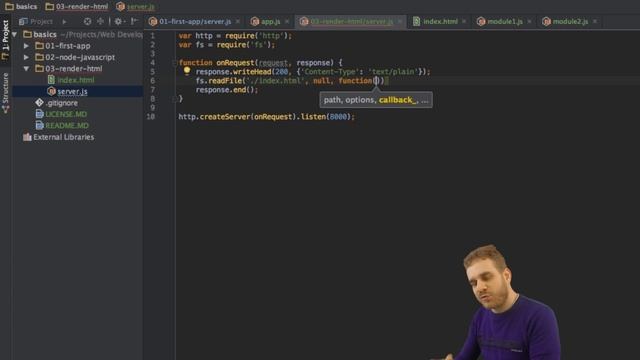 Node.js - Tutorial - Rendering HTML as Response смотреть онлайн