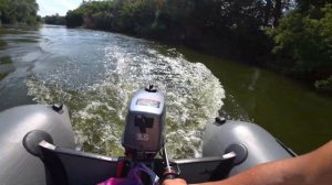 Тест лодочного мотора Mikatsu 3,5 Сплав по реке Протва, Июль 2023, Калужская область, г.Жуков