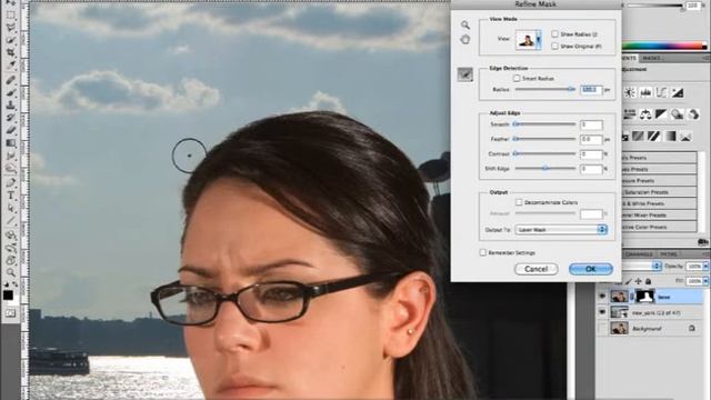 Quick Tip: Masking Hair in CS5 смотреть онлайн