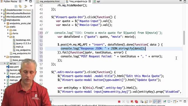 Web client Create MovieQuote смотреть онлайн