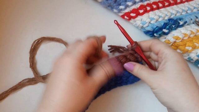 Рельефный коврик/подставка/прихватка или ....ПОДРОБНОЕ ОБЪЯСНЕНИЕ#вяжемизостатков смотреть онлайн