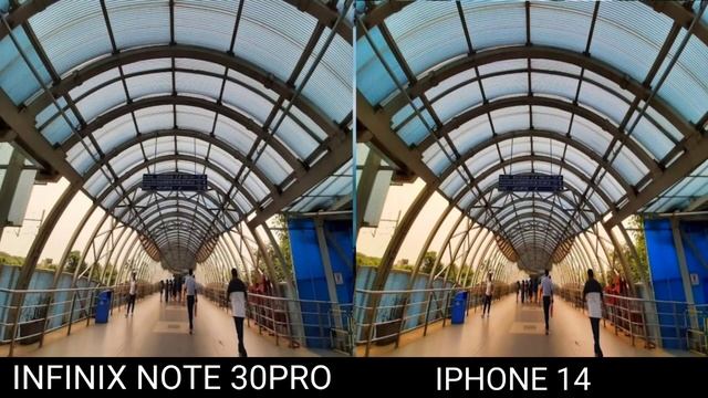 Inifinix Note 30Pro VS Iphone 14 Camera Test Comparison |Android Vs Iphone