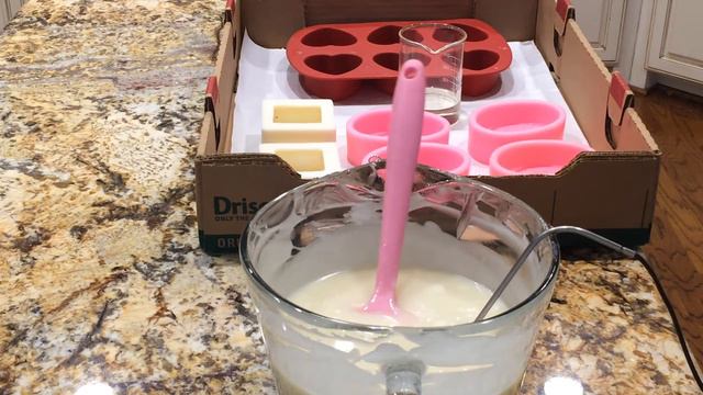 Making Lavender Soap by Hand Stirring by Heat Transfer Method Part 2 смотреть онлайн