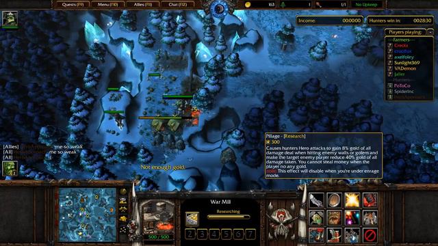 WarCraft 3 Farmer vs Hunter #180 Hunter смотреть онлайн