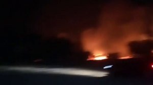 Пожар. Новороссийск. Горит Южная Озереевка
