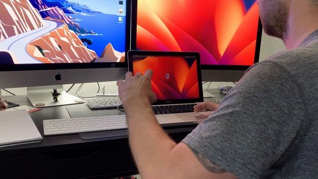 Target Display Mode From Macbook Pro 2012 To IMac 2012 &2013. OCLP Ventura 13.2 Play  #short