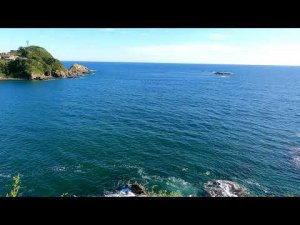 Поселок и бухта Анна Приморский край летом 2022 года.