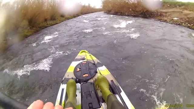 feelfree lure 11.5 on river rapids (www.facebook.com/pages/Kayak-fishing-Croatia) смотреть онлайн