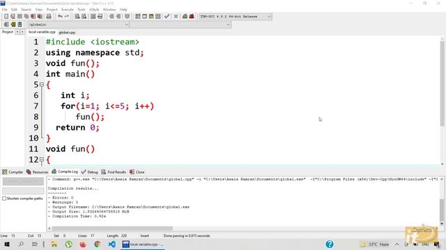 Local and Global Variables in C++(Urdu/Hindi) смотреть онлайн