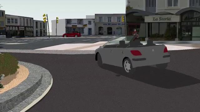 deuxième vue 3 D centre ville de Gourin смотреть онлайн