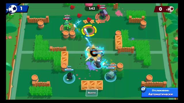 Забил с центра в футбол! Топ игра за Ворона! | Brawl Stars смотреть онлайн