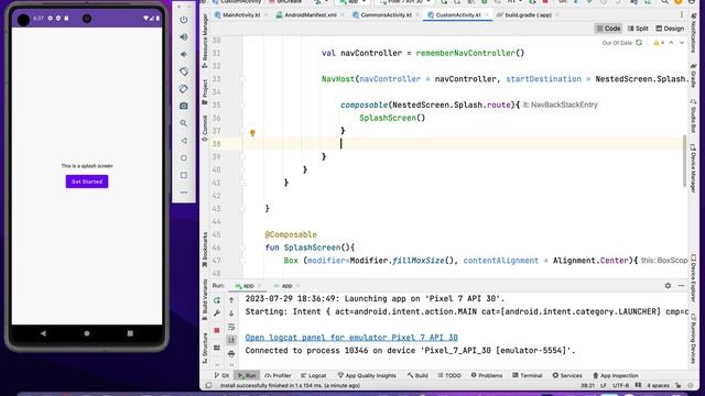 Kotlin With Jetpack Compose Ui And Material 3: Nested Navigations смотреть онлайн