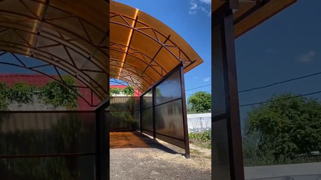 Навесы из поликарбоната Спецкаркас