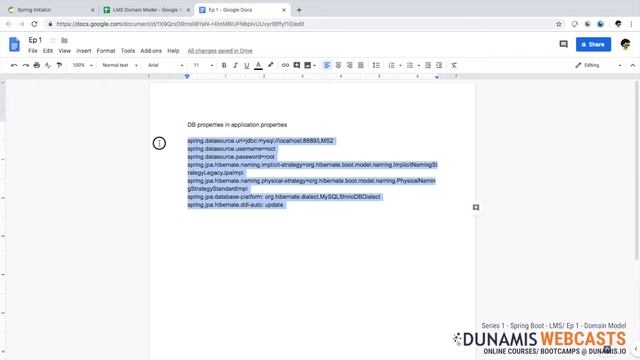 Dunamis Webcast - S1 / E1 - Spring Boot - Domain Model смотреть онлайн