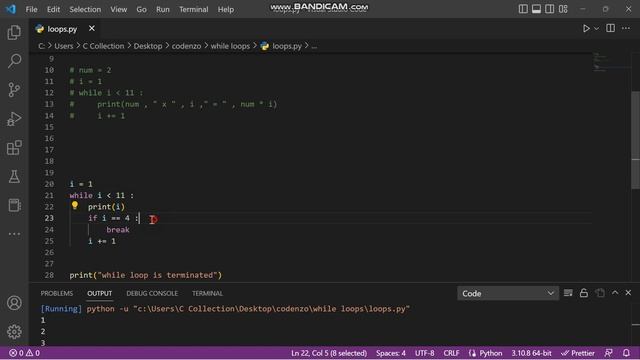 #41 Break and continue statement || While loop in python || Python Course For Absolutely Beginners смотреть онлайн
