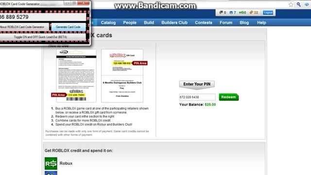 Roblox Game Card Generator смотреть онлайн
