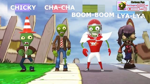 Zombies Chicky, Cha-Cha, Boom-Boom, Lya-Lya - PvZ Cartoon Fun Episode 1 Plants vs Zombies 2 смотреть онлайн