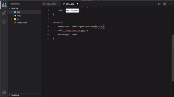 Spacex website redesign using Html, Css and JavaScript in 2020 ( Part 1 ) ?