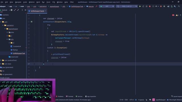 ASMR Programming - Wallpaper App using Paging 3 with kotlin - NoTalking смотреть онлайн