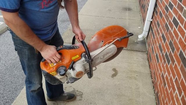 Stihl TS420 смотреть онлайн