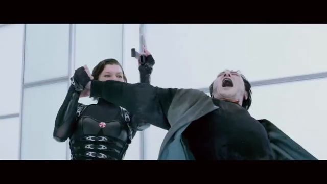 Resident Evil: Retribution - Zombie Clip 2/3 Corridor Fight (2012) Zombie Hangout смотреть онлайн