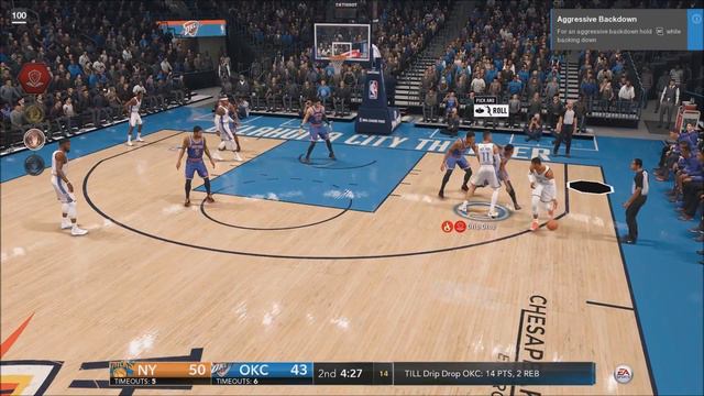 Nba Live 18 My Career - Ep.2 Opening Night OKC Thunder (Nba live 18 The One) смотреть онлайн