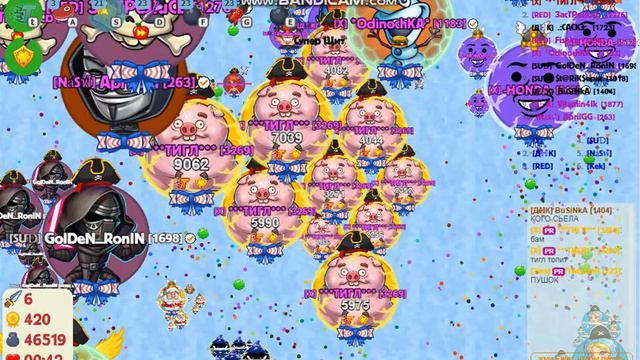 ★ Агарио Голодные игры ! (Захват серва Тигл тащит ) ★ смотреть онлайн