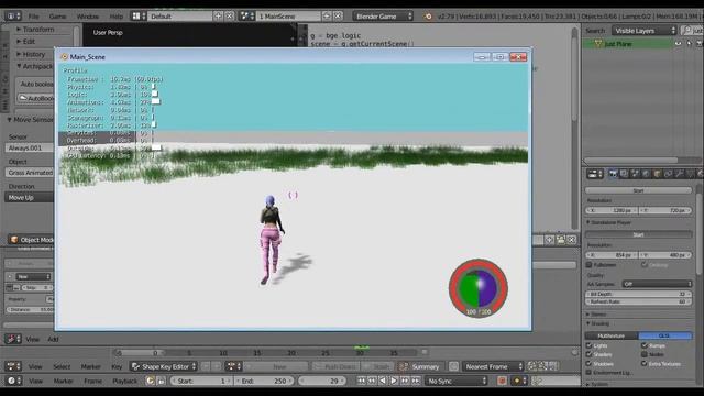Making Game with Blender 2.79 - Buildings, World Items, then Enemies смотреть онлайн