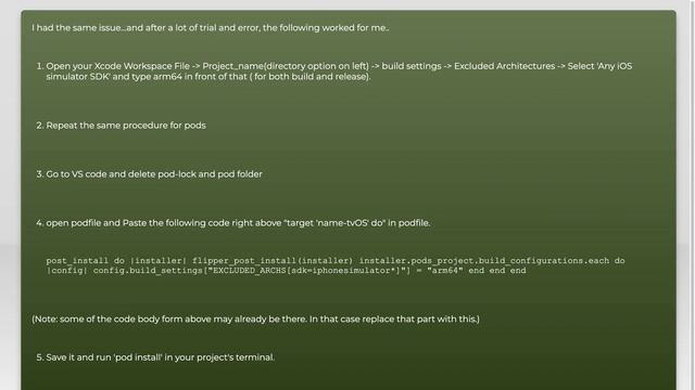 missing required module 'SwiftShims' error generated by Xcode in project смотреть онлайн