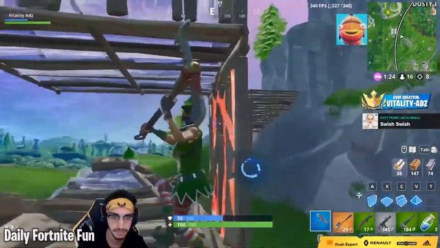 Streamers React to *NEW* Fortnite Airstrike Item! - Fortnite Funny Moments смотреть онлайн