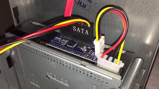 Как подключить переходник IDE-SATA смотреть онлайн