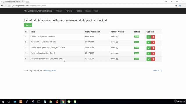 Desarrollo web con Spring Boot 2 & Spring Framework 5 - 40/4 Probando la subida de imágenes смотреть онлайн