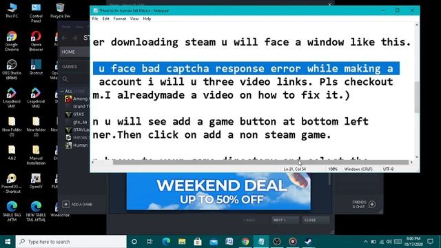 How to fix human fall flat error|| Oops the game crashed|| 100% working|| 2020 смотреть онлайн