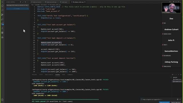 101023 COSC 1337 C++ Class private functions/method, friends, ATM example. Random смотреть онлайн