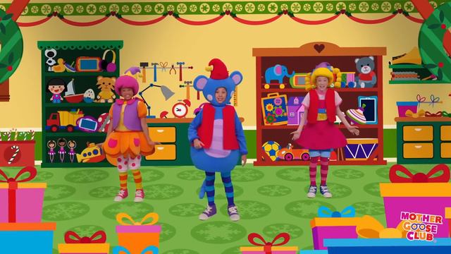 Christmas Song | Elves in Santa's Workshop | Mother Goose Club Phonics Songs смотреть онлайн