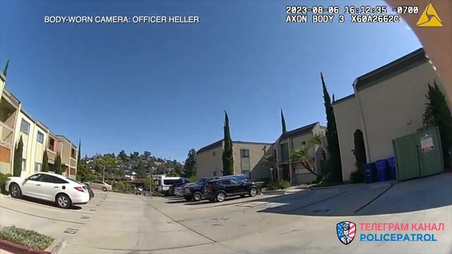 Заклинивший ствол спас копа / Применение оружия полицией смотреть онлайн