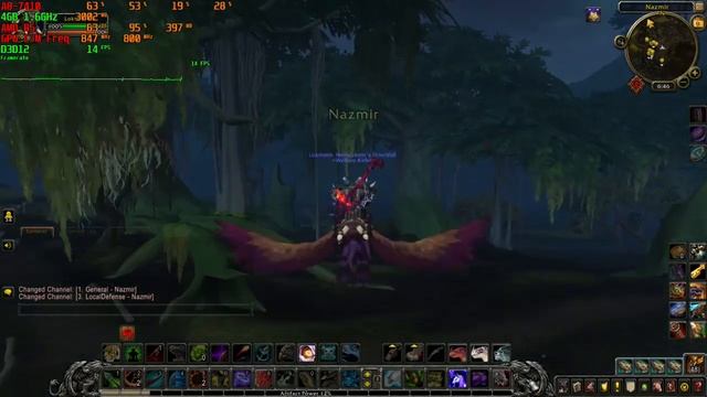 WoW: BfA 8.0 DX12 AMD A8-7410 + R5 Graphics 18.10.1 Drivers смотреть онлайн