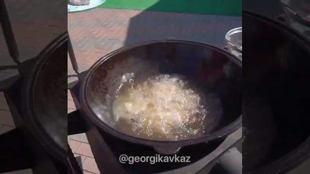 Печень в казане на костре смотреть онлайн