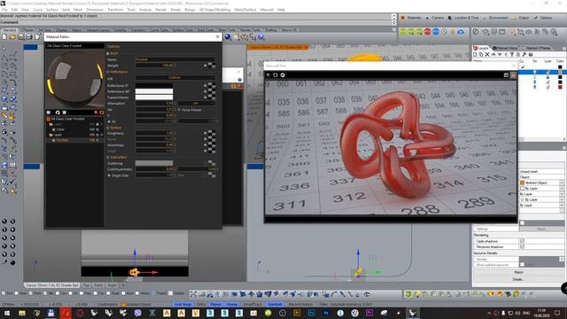 25. Введение в Maxwell Render для Rhino. Прозрачные Материалы. смотреть онлайн