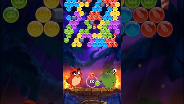 Angry Birds Pop Blast Gameplay Pt 20: Levels 101-105 - ORANGE Bubbles?? смотреть онлайн