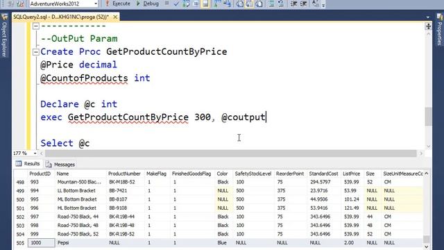 26 Implementing OutPut Param Stored Procedure in SQL Server смотреть онлайн